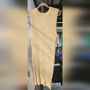 Sleeveless Ribbed Knit Dress H&M